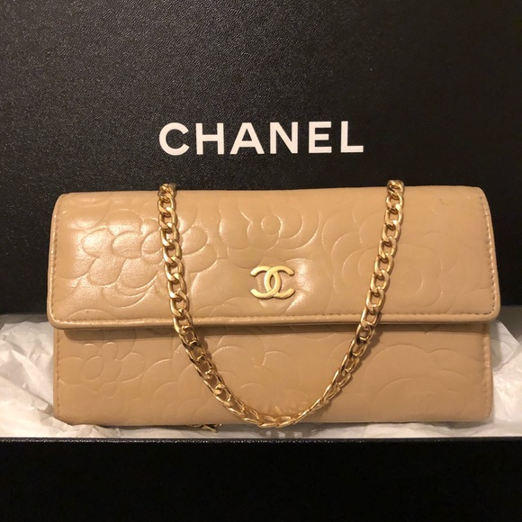 FLAWED✨ Chanel wallet WOC crossbody authentic - Picture 2 of 14
